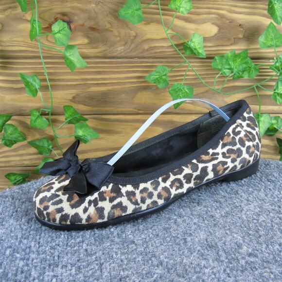 Aerosoles Women's Diamondbec Flat Brown Fabric Sz 7.5 Medium‎ Gently Used 2025 - Picture 1 of 6